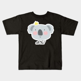 Cute Koala Drawing Kids T-Shirt